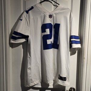 Ezekiel‎ Elliott Dallas Cowboys Nike Team Game Jersey - White Large size XXL
